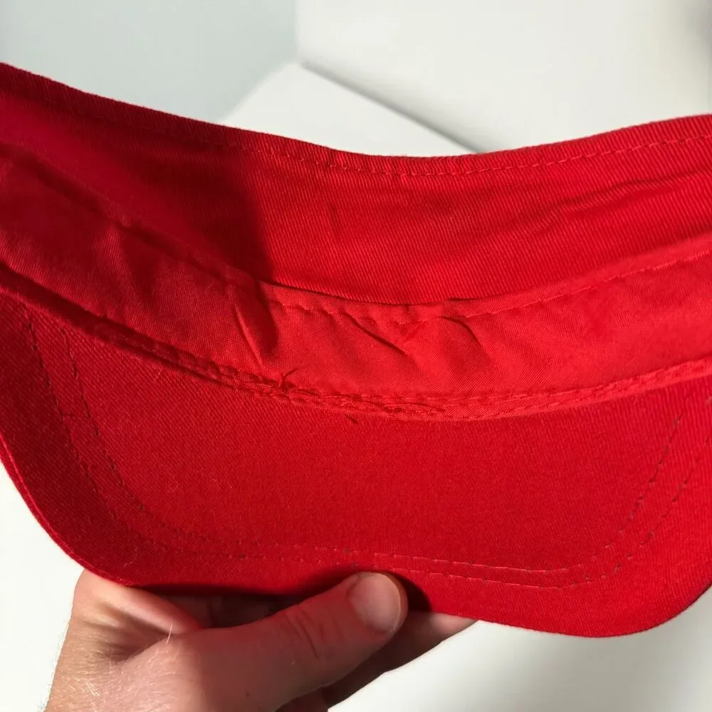 Tampa Bay Buccaneers Visor NFL 100 Season Raymond James Adjustable Red Cap